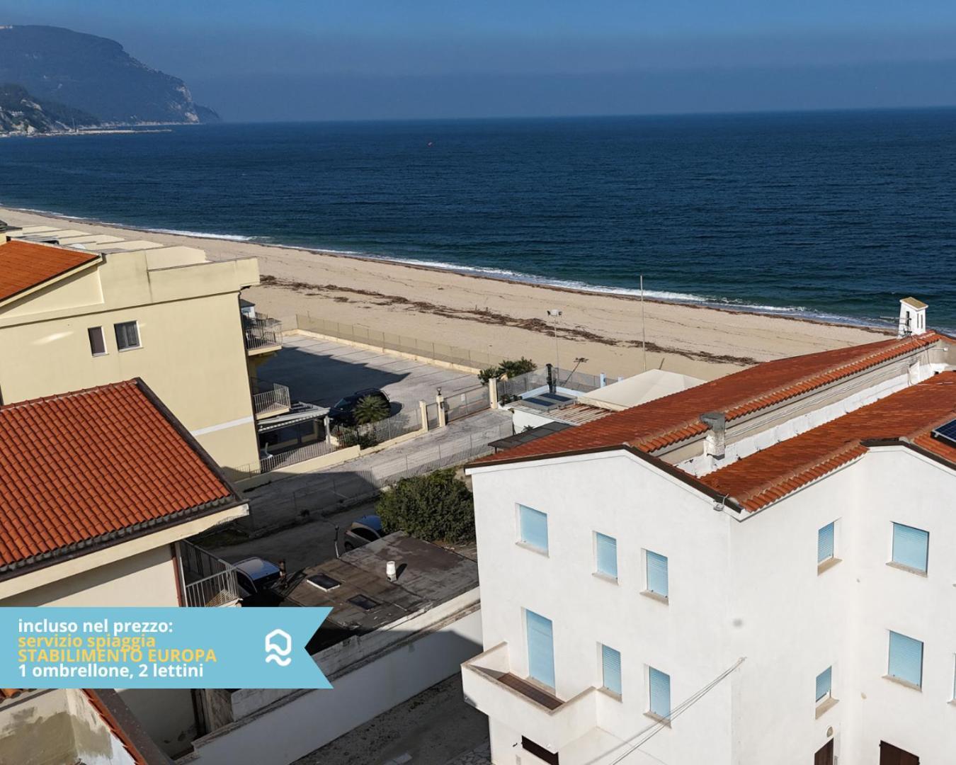 Rs316 - Marcelli, Bilocale In Residence Fronte Mare Pt Kültér fotó