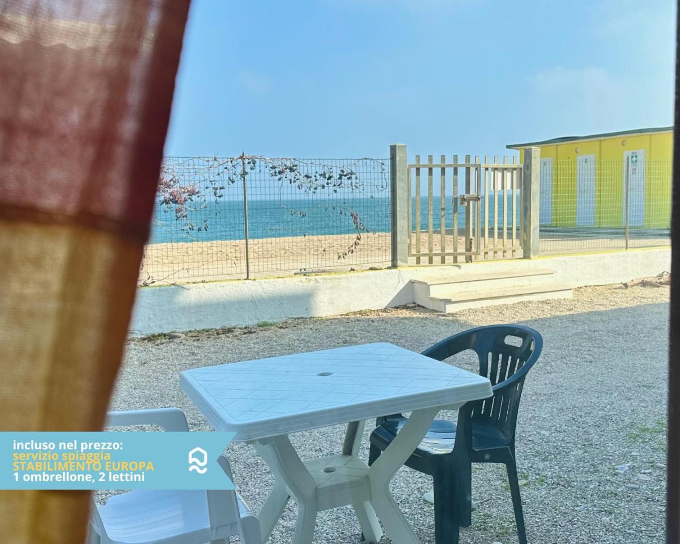 Rs316 - Marcelli, Bilocale In Residence Fronte Mare Pt Kültér fotó
