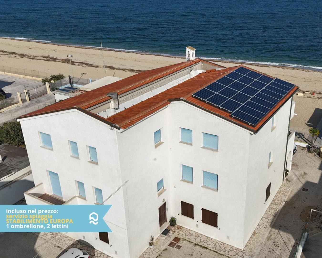 Rs316 - Marcelli, Bilocale In Residence Fronte Mare Pt Kültér fotó
